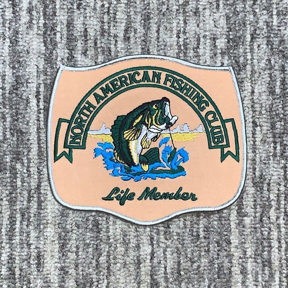 North American Fishing Club Lifetime Member‎ Badge Bass Fishing Outdoors